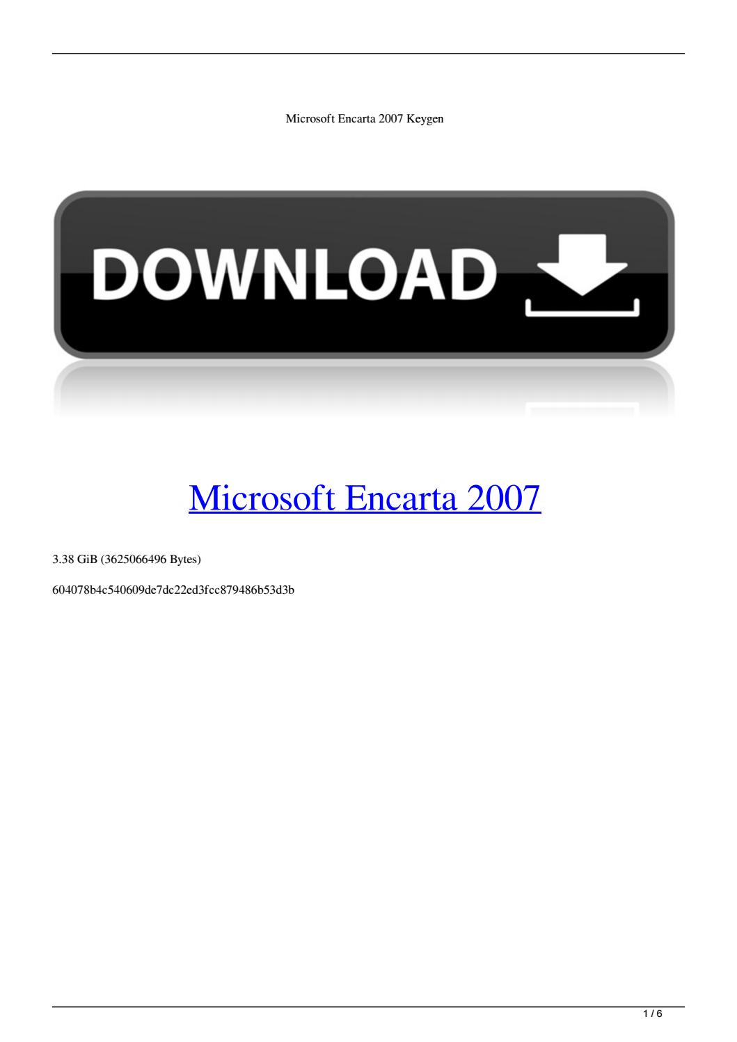 Encarta 2009 free download